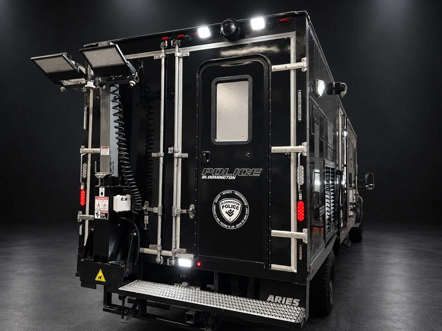 Bloomington Police Department mobile command vehicle built by Public Safety Direct