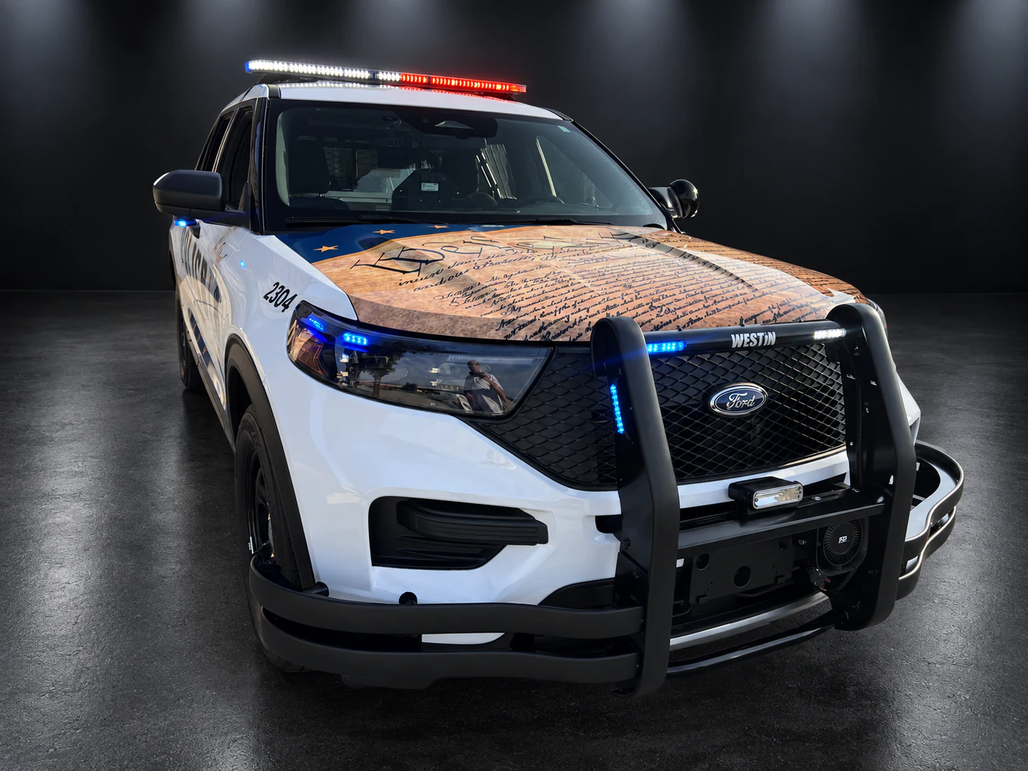 Patrol Vehicle With 250 Year Themed Graphics