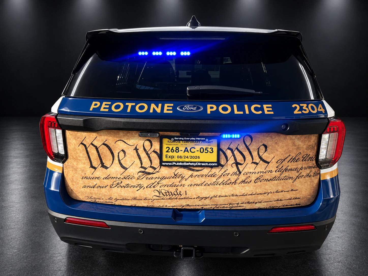 Patrol Vehicle With 250 Year Themed Graphics
